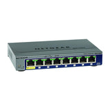 Netgear GS108T 8-Port Gigabit Ethernet Smart Switch with 1 PD Port