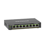 NETGEAR 8 Port Gigabit Ethernet Smart Managed Plus PoE Switch (GS308EPP) - with 8 x PoE+ @ 123W, Desktop/Wall mount