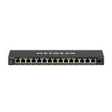NETGEAR 16-Port PoE Gigabit Ethernet Plus Switch (GS316EPP) - Managed, with 15 x PoE+ @ 231W, 1 x 1G SFP Port, Desktop or Wall Mount