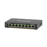 NETGEAR 8 Port Gigabit Ethernet Smart Managed Plus PoE Switch (GS308EP) - with 8 x PoE+ @ 62W, Desktop/Wall mount