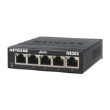 Netgear 5-Port Gigabit Ethernet Unmanaged Switch (GS305) - Desktop, Sturdy Metal Fanless Housing