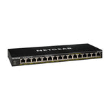Netgear 16-Port Gigabit Ethernet Unmanaged High-Power PoE+ Switch with 183W PoE Budget (GS316PP)