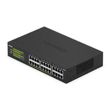 Netgear 24-Port Gigabit Ethernet Unmanaged PoE+ Switch (GS324P) - with 16 x PoE+ @ 190W, Desktop/Wallmount