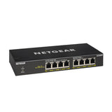 Netgear 8-Port Gigabit Ethernet Unmanaged PoE+ Switch (GS308PP) - with 8 x PoE+ 83W, Desktop/Wallmount, Sturdy Metal