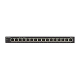 Netgear 16-Port Gigabit Ethernet Unmanaged Switch (GS316) - Desktop, Fanless Housing for Quiet Operation