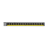Netgear 16-Port Gigabit Ethernet Unmanaged PoE Switch (GS116PP) - with 16 x PoE+ @ 183W, Desktop/Rackmount, and ProSAFE Limited Lifetime Protection