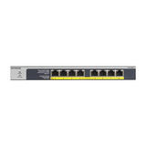 Netgear 8-Port Gigabit Ethernet Unmanaged PoE Switch (GS108LP) - with 8 x PoE+ @ 60W Upgradeable, Desktop/Rackmount, and ProSAFE Limited Lifetime Protection