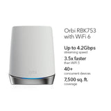 Orbi WiFi-6 High-Performance Tri-Band Mesh WiFi System - AX4200 (1 Router + 2 Satellites) (RBK753)