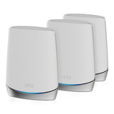 Orbi WiFi-6 High-Performance Tri-Band Mesh WiFi System - AX4200 (1 Router + 2 Satellites) (RBK753)