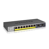 NETGEAR GS110TPv3 8-Port Gigabit Ethernet Smart Managed Pro PoE Switch - with 8 x PoE+ @ 55W