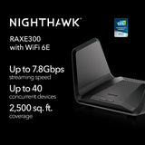 Netgear Nighthawk (RAXE300) Tri-Band WiFi 6E AXE7800 Router