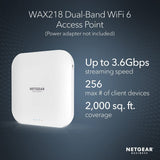 Netgear WAX218 Wireless Access Point - WiFi 6 Dual-Band AX3600