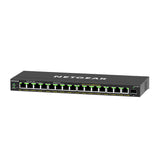 NETGEAR 16-Port PoE Gigabit Ethernet Plus Switch (GS316EPP) - Managed, with 15 x PoE+ @ 231W, 1 x 1G SFP Port, Desktop or Wall Mount
