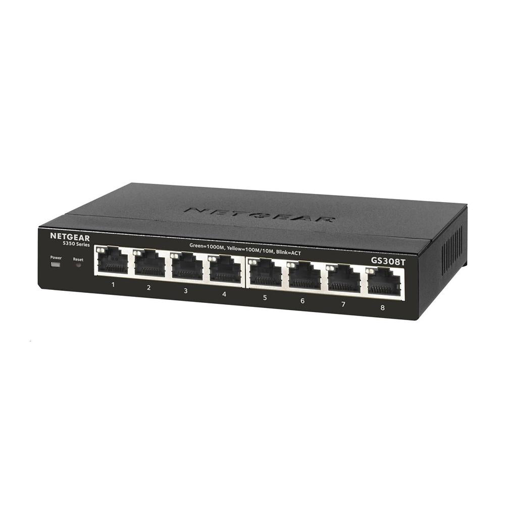 Netgear GS308T 8-Port Gigabit Ethernet Smart Managed Pro Switch