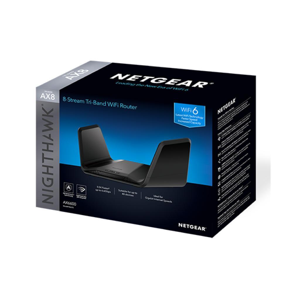 Nighthawk Rax70 Router Nighthawk RAX70 Tri-band AX8 WiFi 6 Router - AX6600 – netgearstore.my