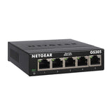 Netgear 5-Port Gigabit Ethernet Unmanaged Switch (GS305) - Desktop, Sturdy Metal Fanless Housing