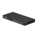 Netgear 24-Port Gigabit Ethernet Unmanaged PoE+ Switch (GS324PP) - with 24 x PoE+ @ 380W, Desktop/Wallmount