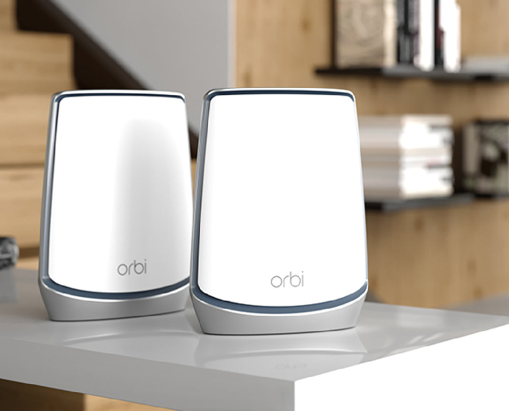 Orbi WiFi-6 Ultra-Performance Tri-Band Mesh WiFi System - AX6000 (1 Router + 1 Satellite) (RBK852)